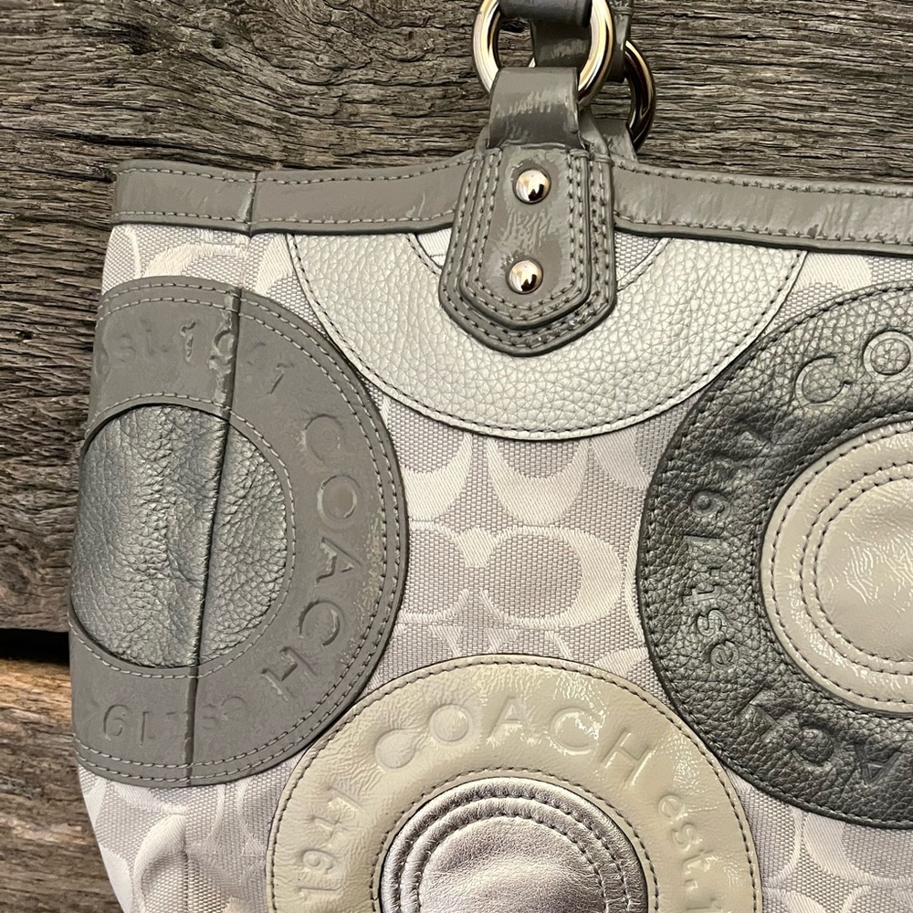 Grey Coach Purse - Picture 3 of 5